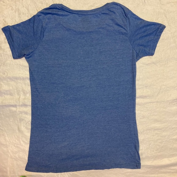 Crazy Dog I'M ONLY TALKING TO MY DOG TODAY Blue T-Shirt Women's Size Large - Picture 8 of 9